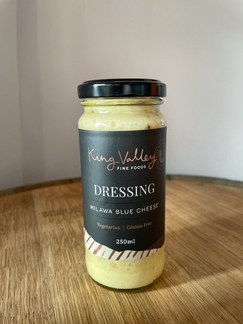 King Valley Fine Foods Milawa Blue Cheese Dressing 250ml Milawa Cheese Company King Valley Fine Foods Milawa Blue Cheese Dressing 250ml Milawa Cheese Company