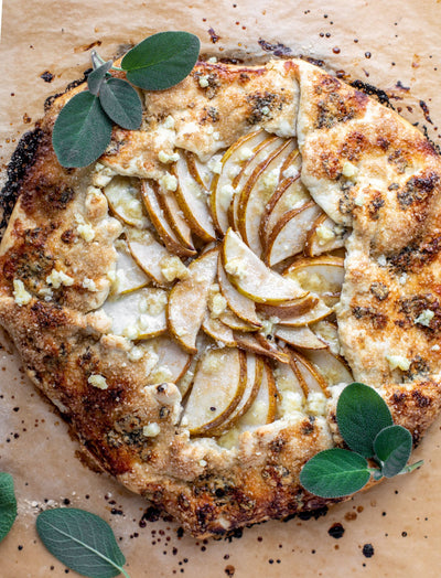 Blue Cheese & Pear Galette