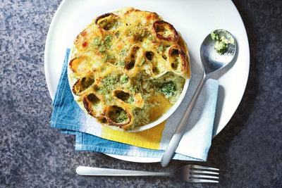 Recipe: Pesto Rigatoni Mac & Cheese