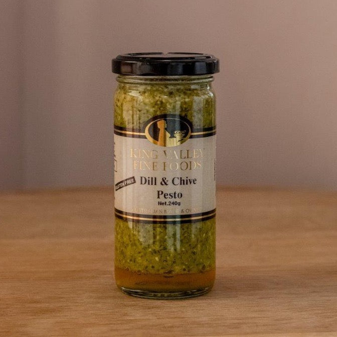 King Valley Fine Foods Dill & Chive Pesto 240gm